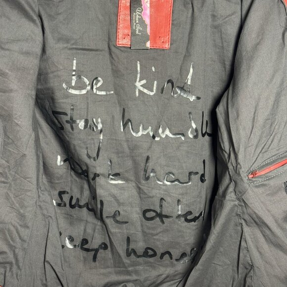 Mauritius Leather Women's Christy Scatter Star Red Leather Moto Jacket Size XS - Picture 11 of 16